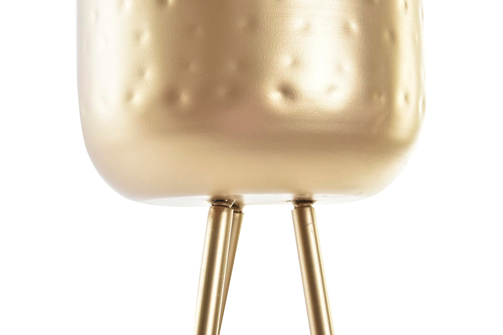 MACETERO METAL 29X24,5X64 DORADO - Imagen 2