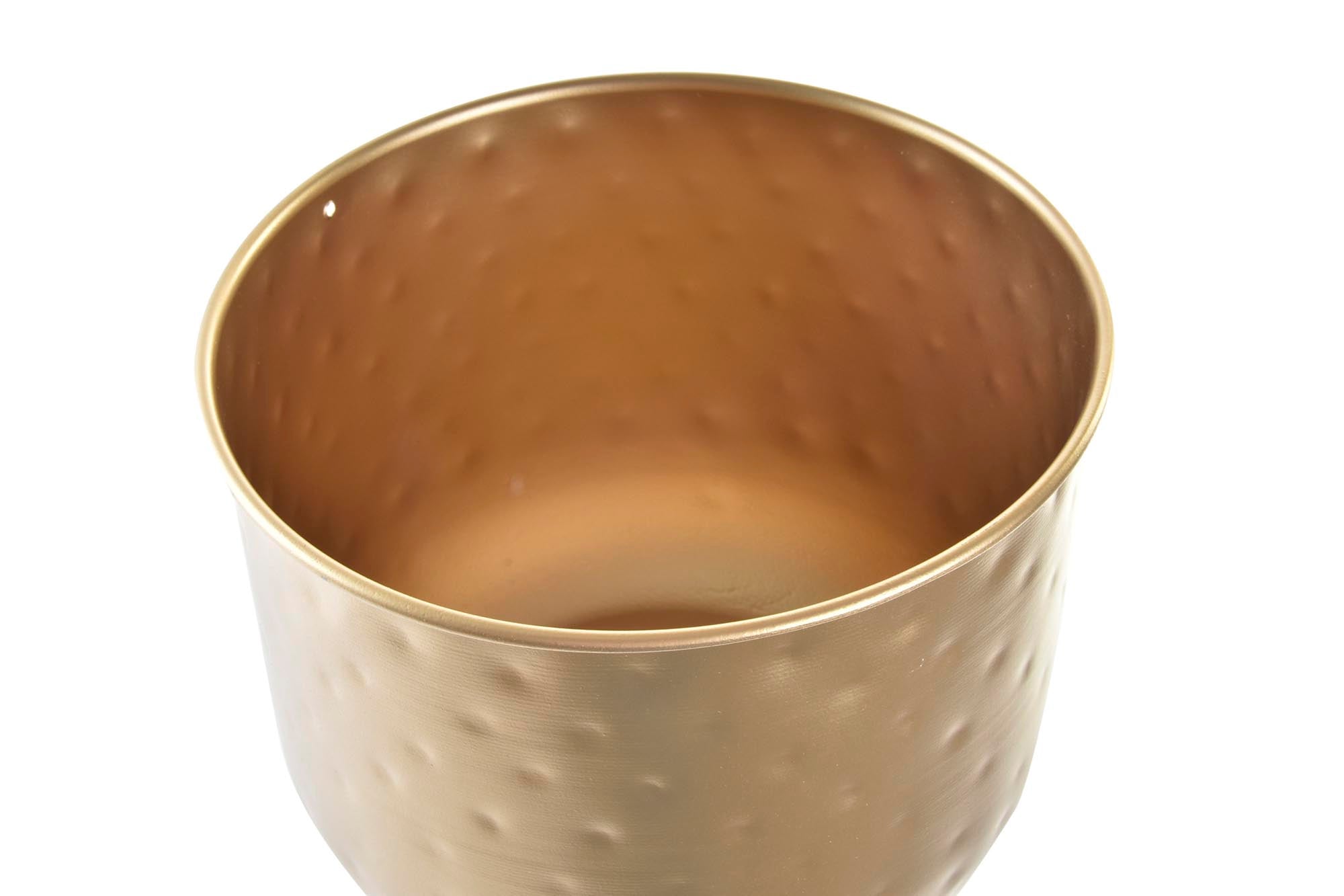 MACETERO METAL 29X24,5X64 DORADO - Imagen 3