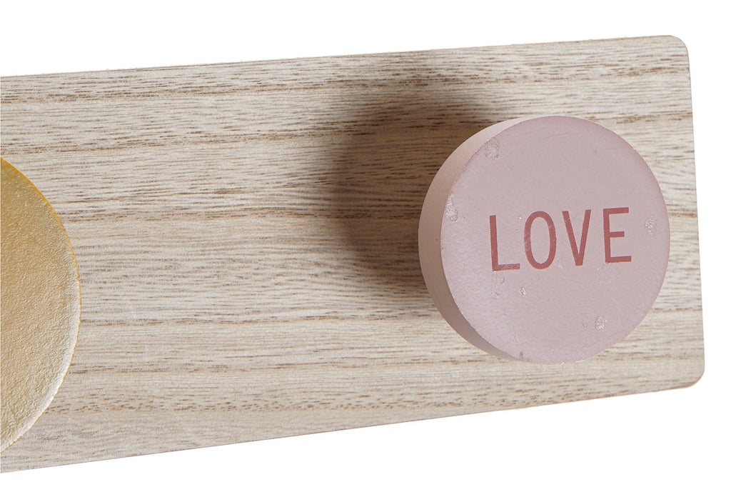 PERCHERO MDF 50X5,5X8 ROSA - Imagen 3