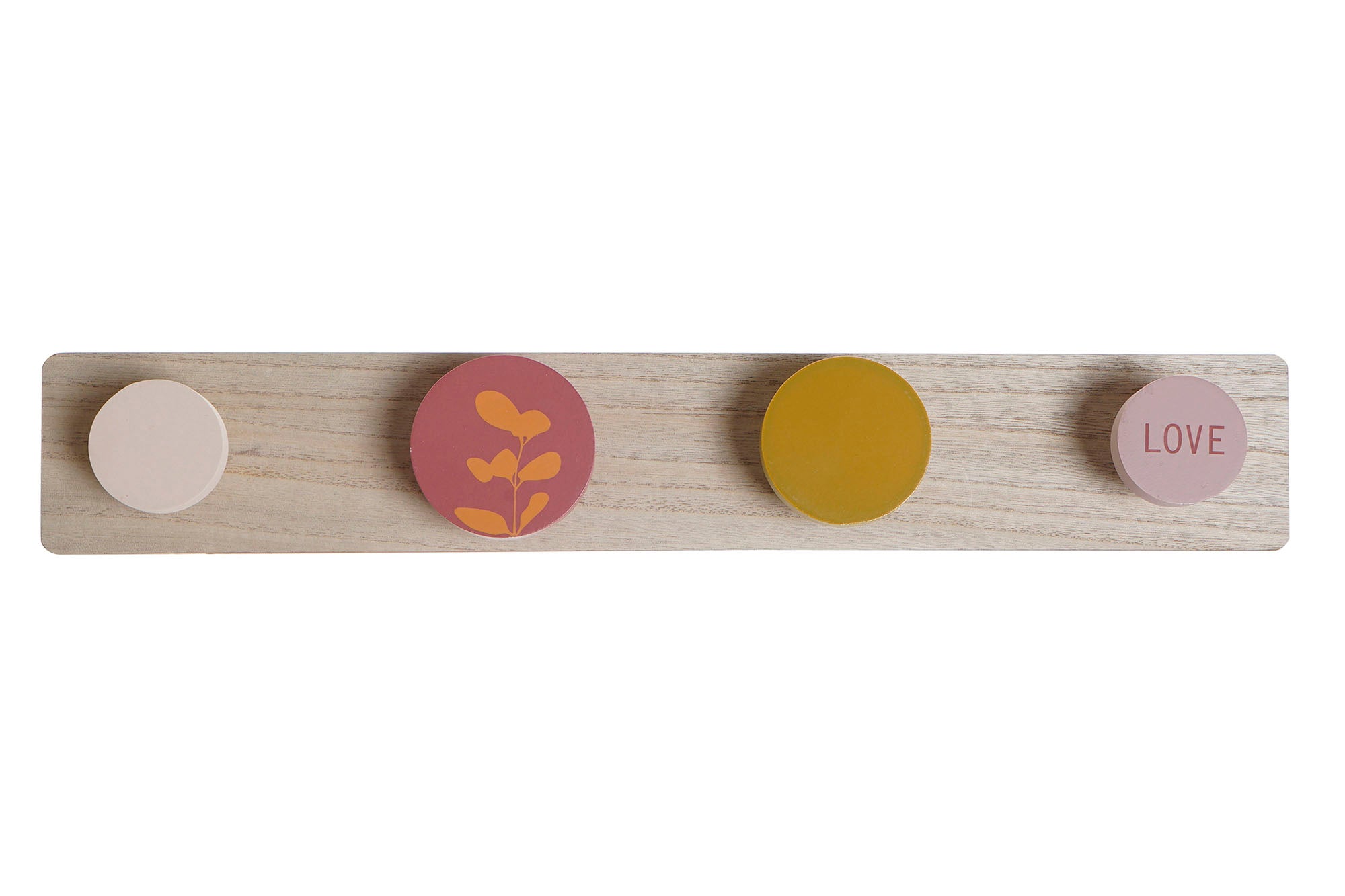 PERCHERO MDF 50X5,5X8 ROSA - Imagen 1