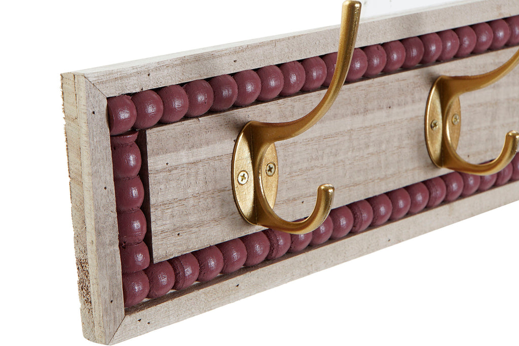 PERCHERO MDF 50X7,5X12 ROSA - Imagen 2