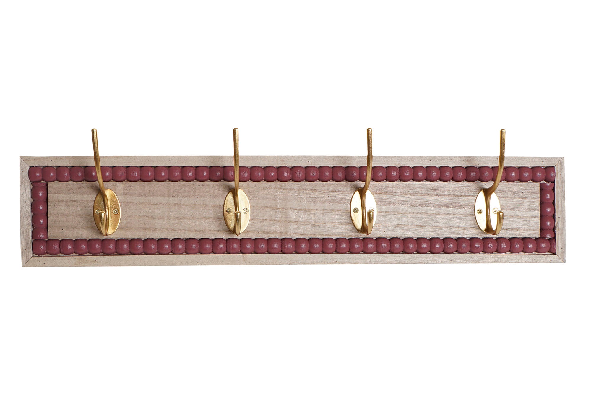 PERCHERO MDF 50X7,5X12 ROSA - Imagen 1