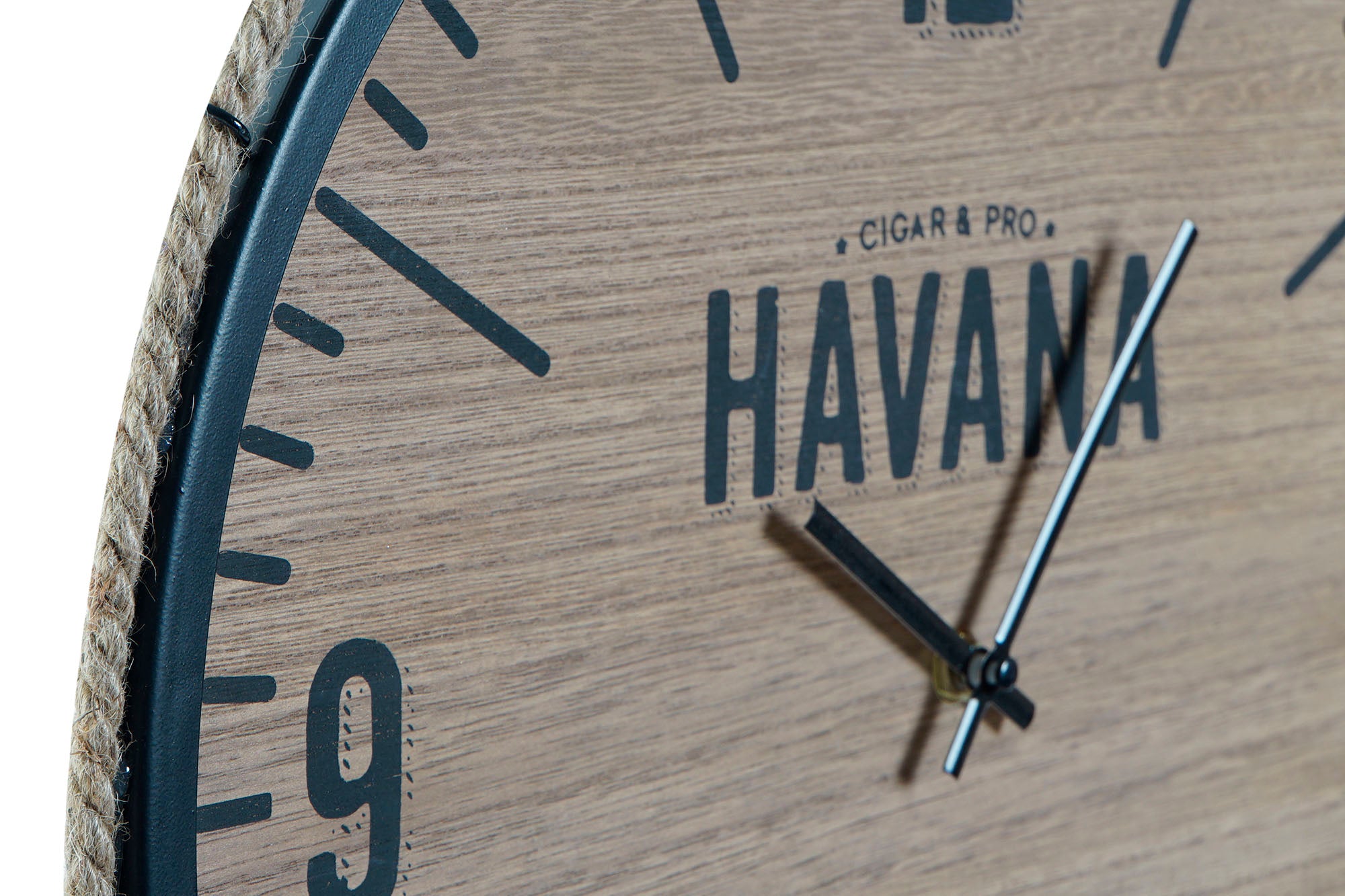 RELOJ PARED MDF 39,5X4X63 NATURAL - Imagen 2