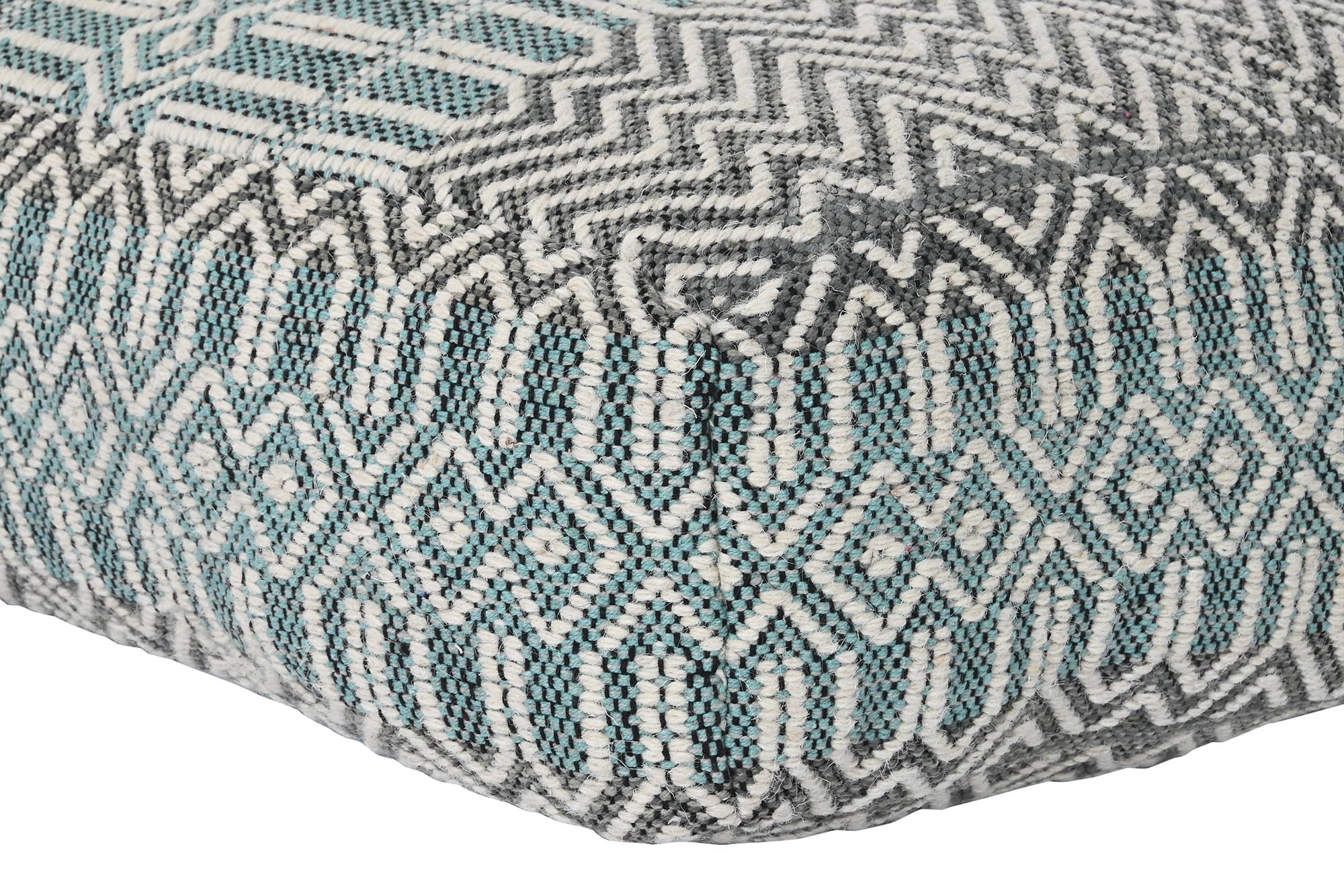 COJIN SUELO ALGODON 60X60X25 6300 GR, RAYAS AZUL - Imagen 3