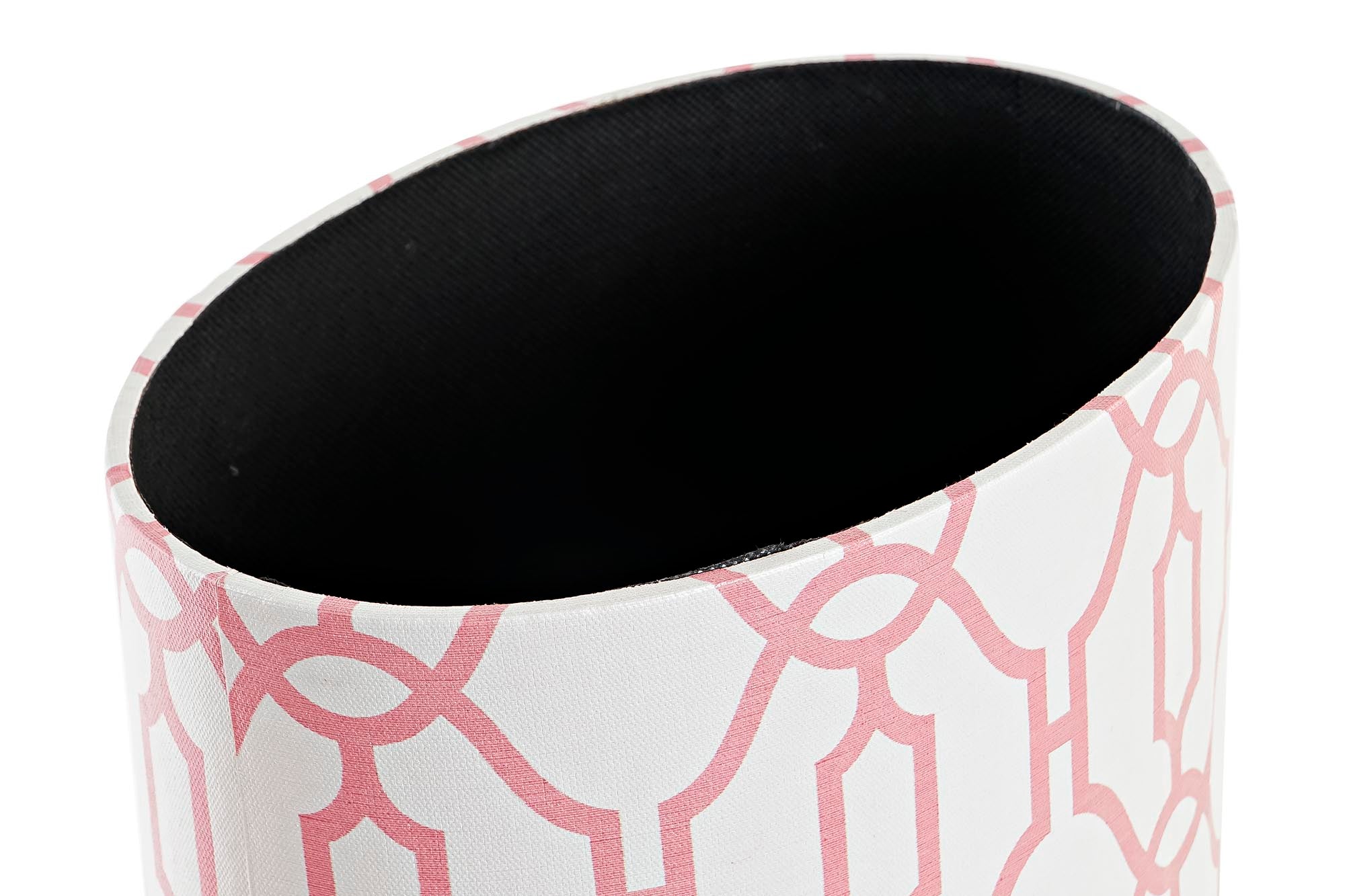 PAPELERA SET 2 LIENZO MADERA 33X24,5X35,3 NARANJA - Imagen 3