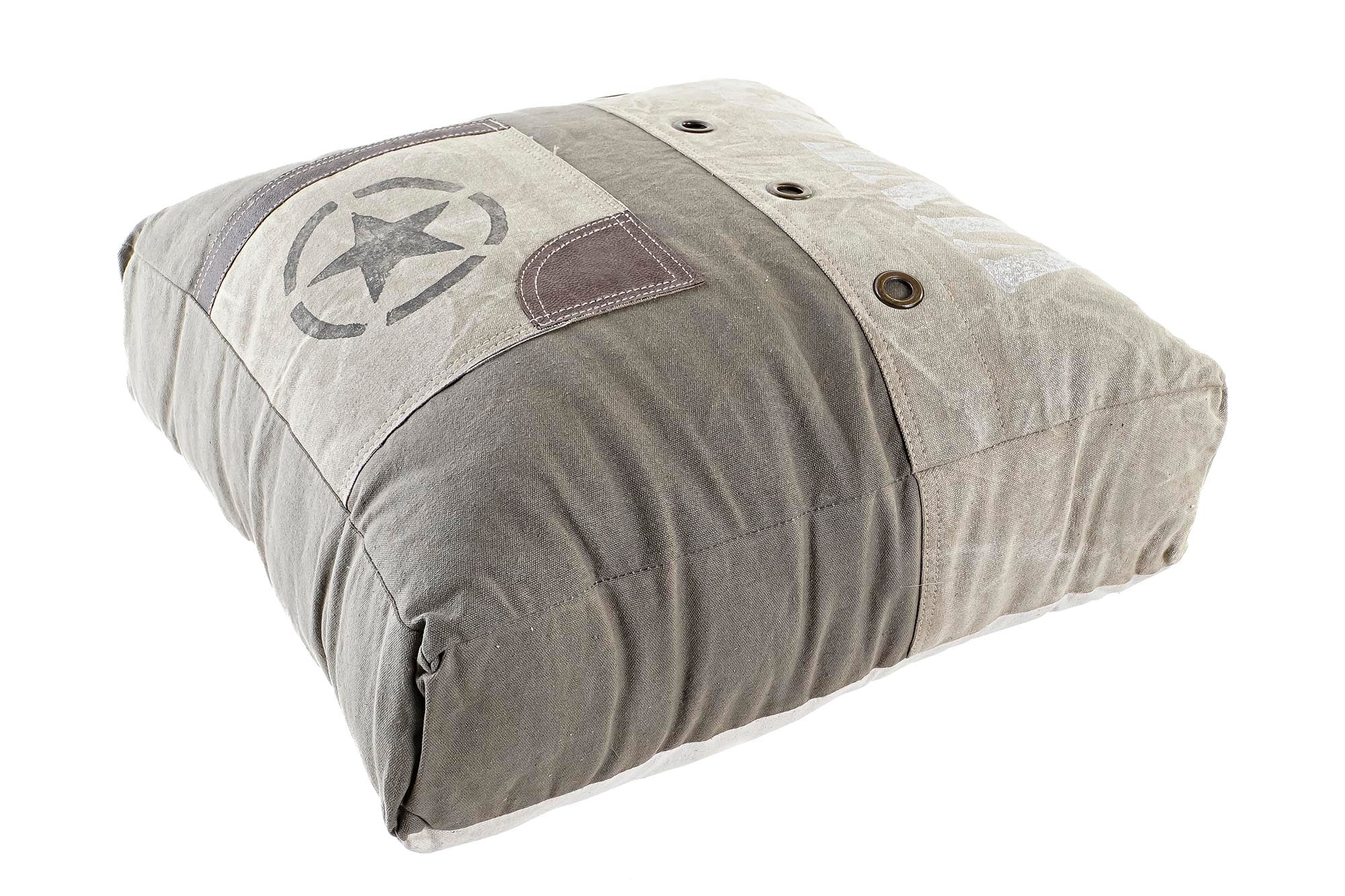 COJIN SUELO ALGODON PIEL 50X14X50 STAR ENVEJECIDO - Imagen 3