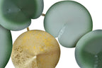 PERCHERO PARED METAL 45X6X24 NENUFAR VERDE MENTA - Imagen 3