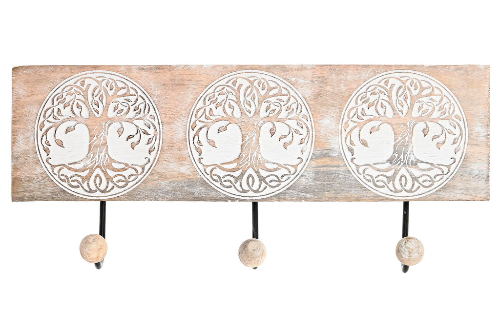 PERCHERO PARED MANGO 38X5X16 ARBOL DE LA VIDA - Imagen 1