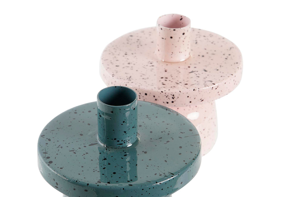 PORTAVELA METAL 10X10X11 TERRAZO 2 SURT. - Imagen 3