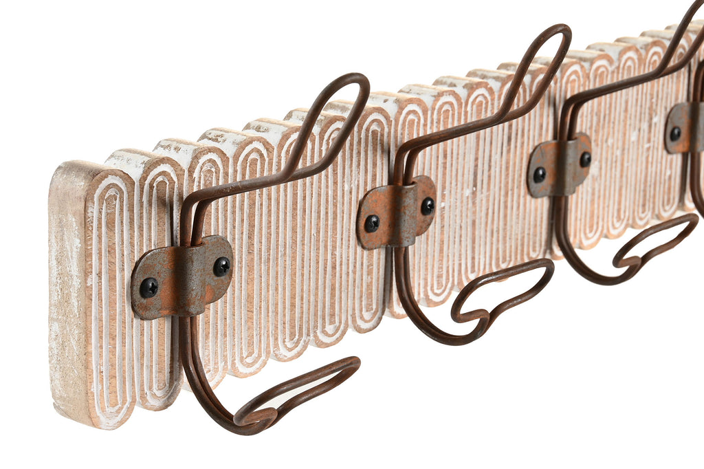 PERCHERO PARED MANGO HIERRO 61X10X21 5COLG, DECAPE - Imagen 2