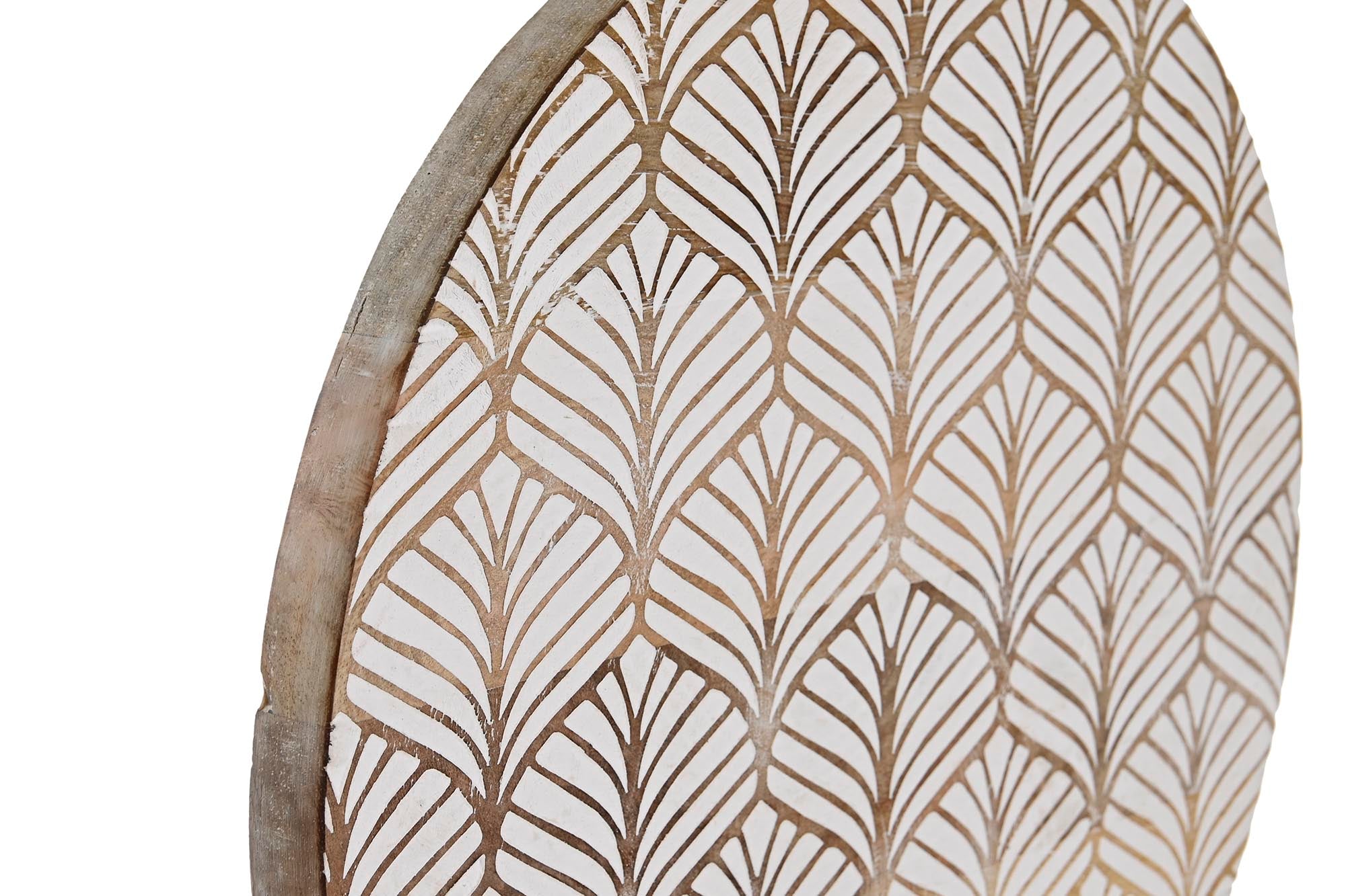 DECORACION MANGO METAL 30X8X40 hoja NATURAL - Imagen 2