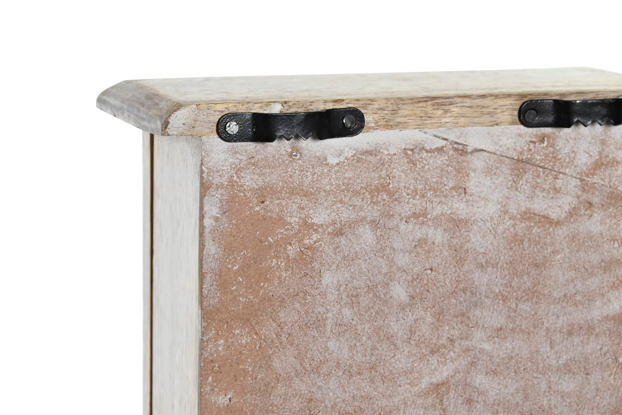 GUARDALLAVES MANGO 18X7,5X28 BUDA TALLADO MARRON