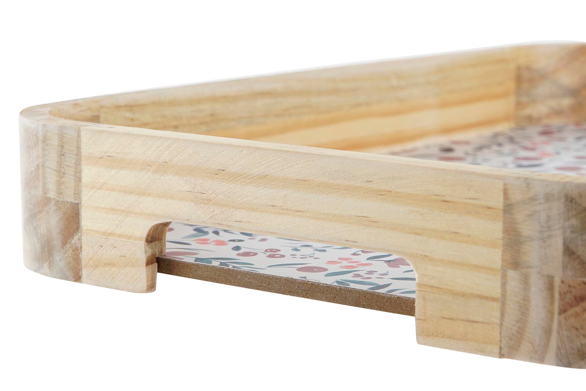 BANDEJA DECORACION SET 2 MDF 35X24X4,5 NATURAL - Imagen 4