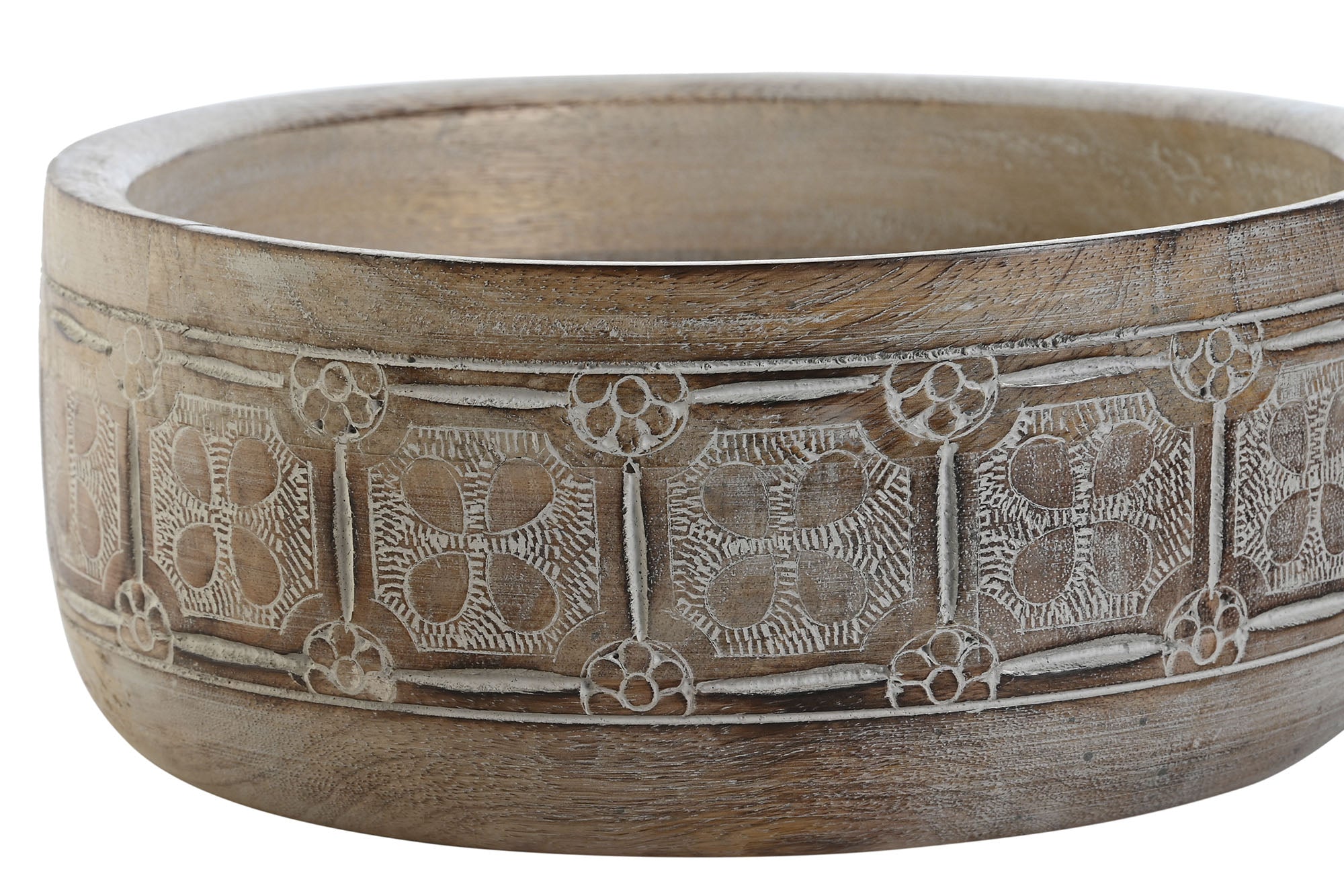 CENTRO MESA SET 3 MANGO 30,5X30,5X12,7 NATURAL - Imagen 2