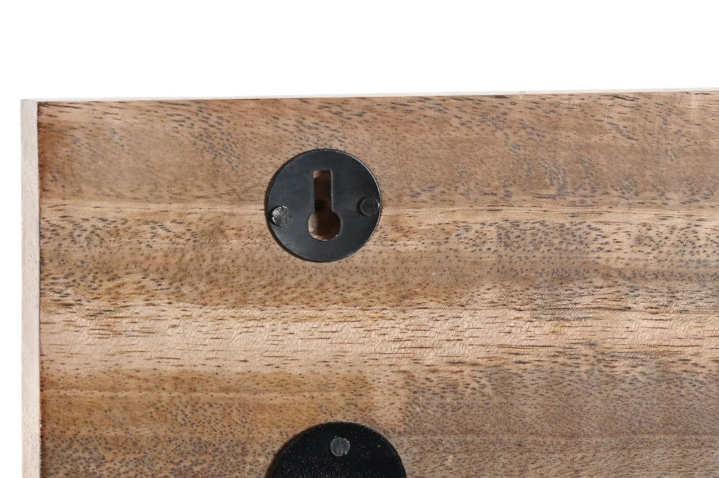 PERCHERO PARED MANGO HIERRO 38X5X18 HOJAS 2 SURT. - Imagen 4