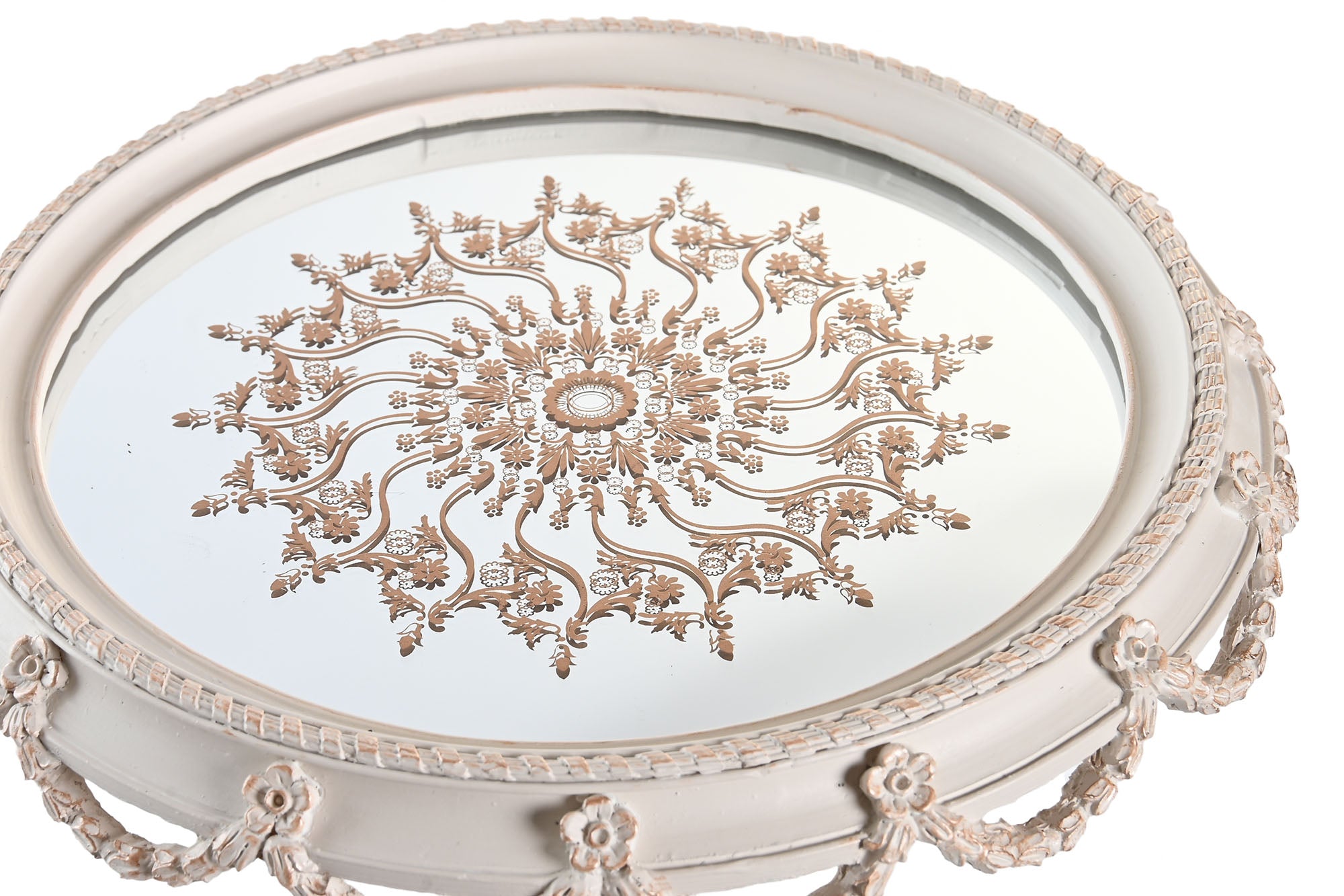 CENTRO MESA RESINA ESPEJO 24,5X24,5X20 2 SURT. - Imagen 2