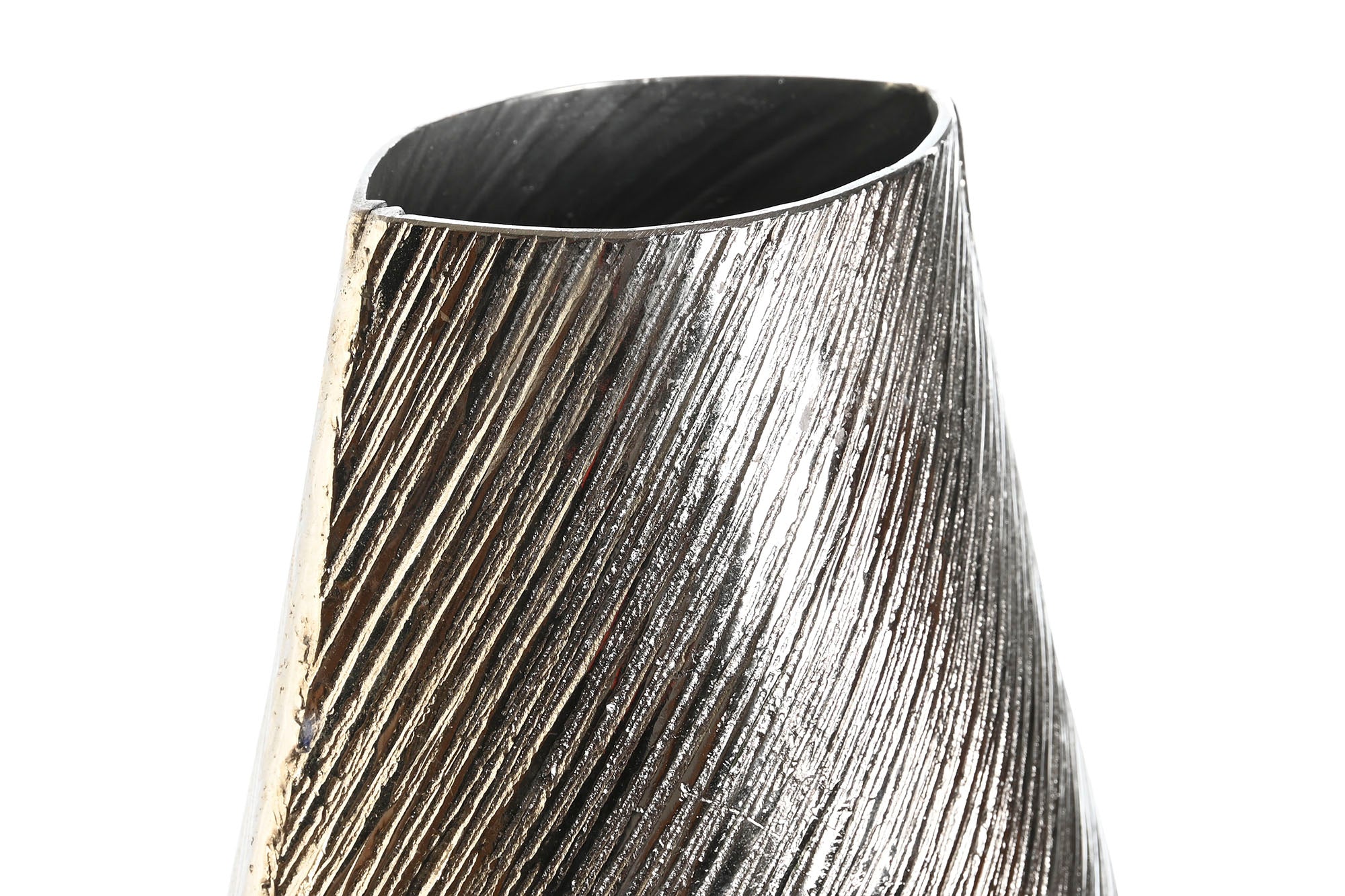 JARRON ALUMINIO 22X13X40,5 RAYADO 2 SURT. - Imagen 2