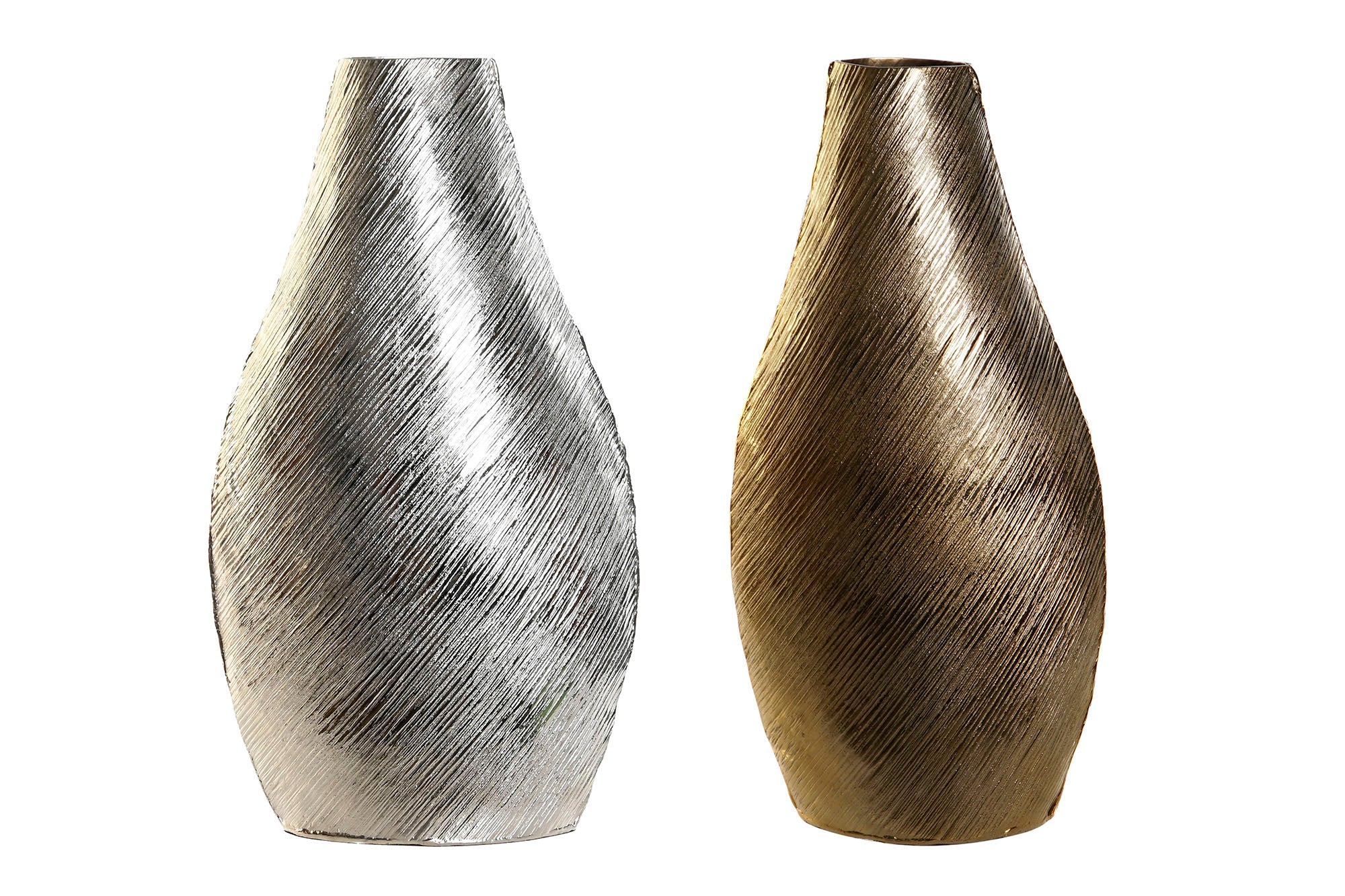 JARRON ALUMINIO 22X13X40,5 RAYADO 2 SURT. - Imagen 1