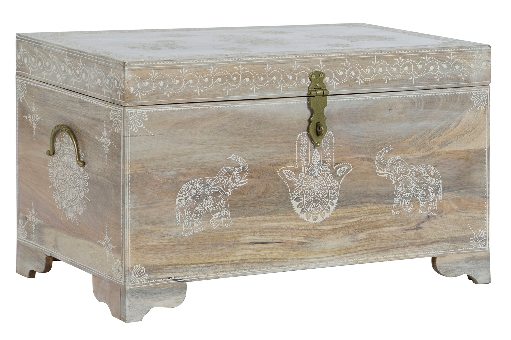 BAUL MDF MANGO 78X43X45 NATURAL - Imagen 1