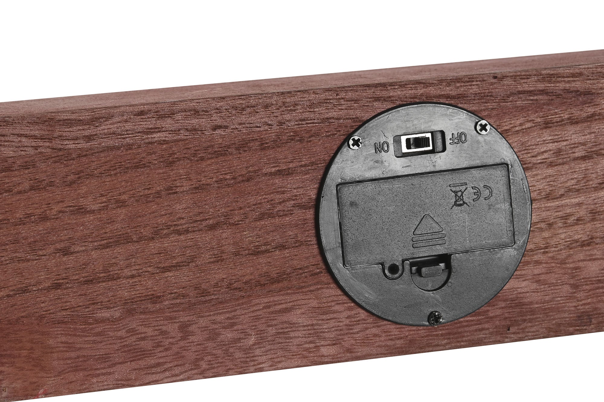 DECORACION LUMINOSA LED MDF 34X8X17 NATURAL - Imagen 4