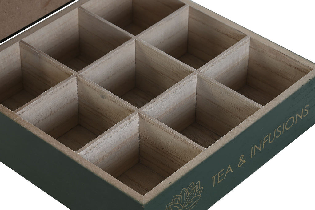CAJA INFUSIONES MDF 24X24X7 NATURAL - Imagen 3
