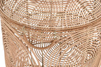 CESTA SET 2 RATAN 45X45X57 CON TAPA NATURAL - Imagen 2