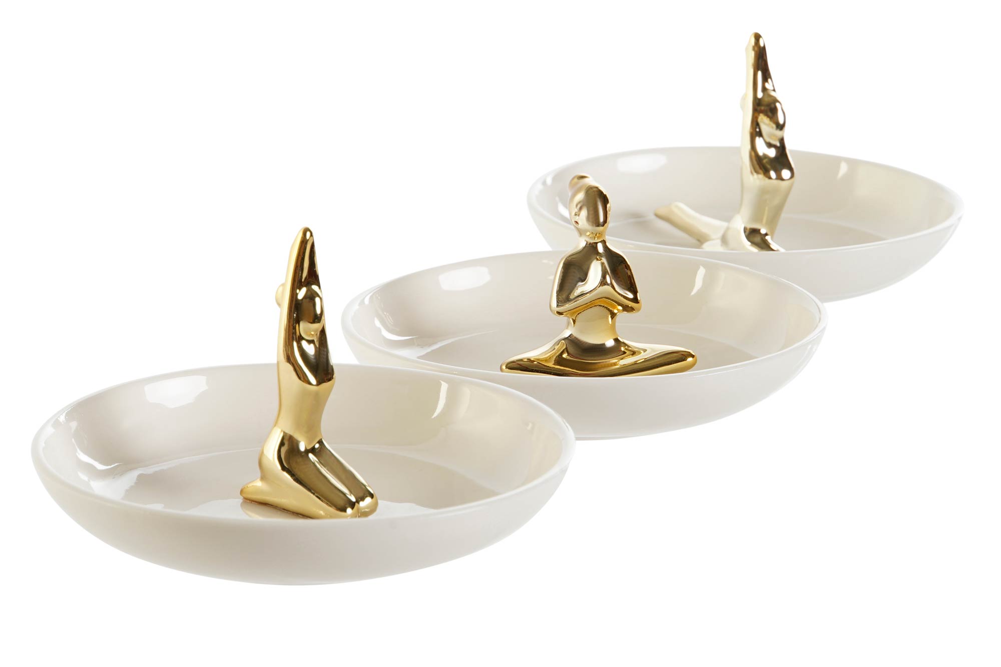 BANDEJA VACIABOLSILLOS CERAMICA 11X11X6,5 YOGA 3 S - Imagen 2