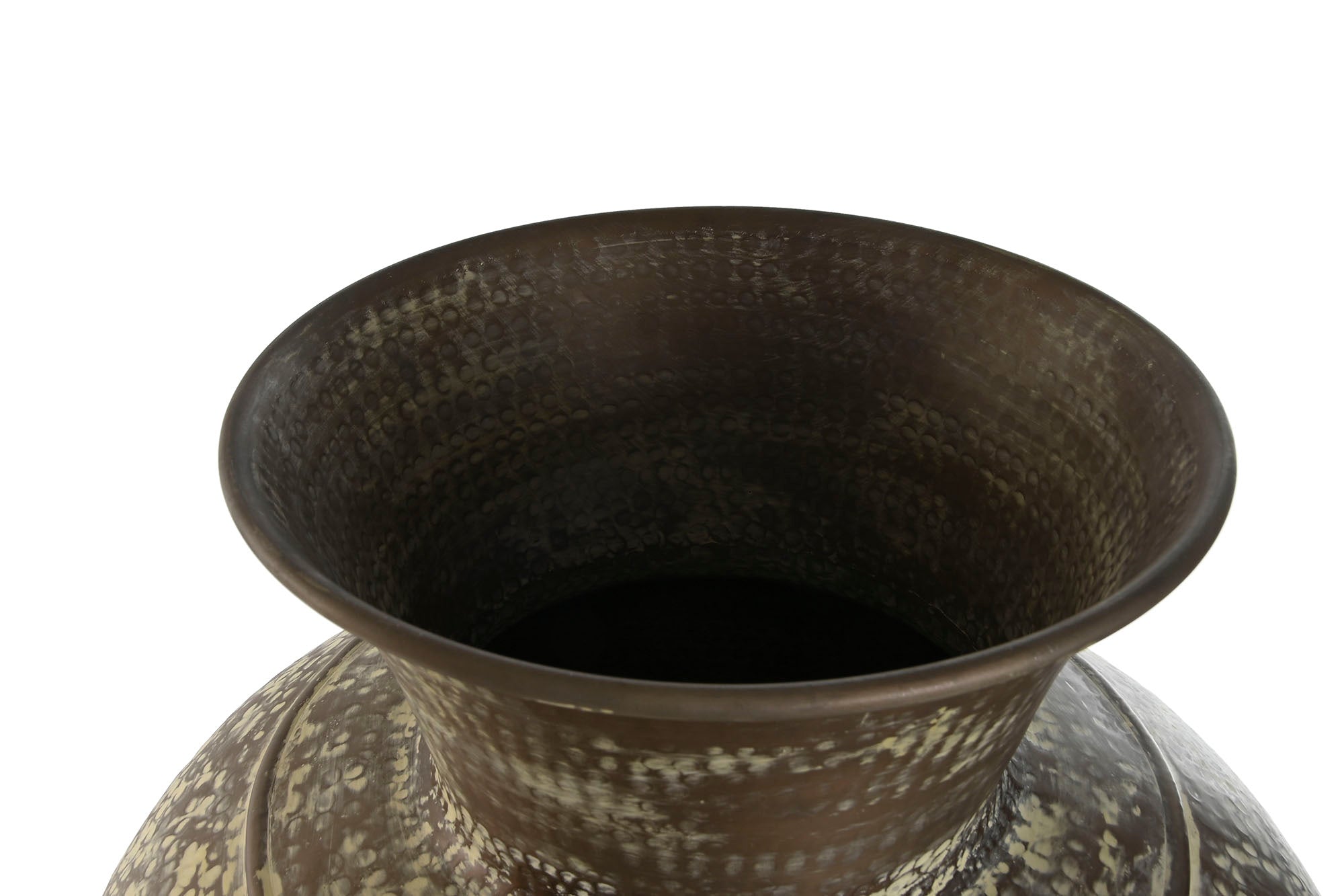 TINAJA ALUMINIO 60X60X74 PATINADO VERDE - Imagen 1