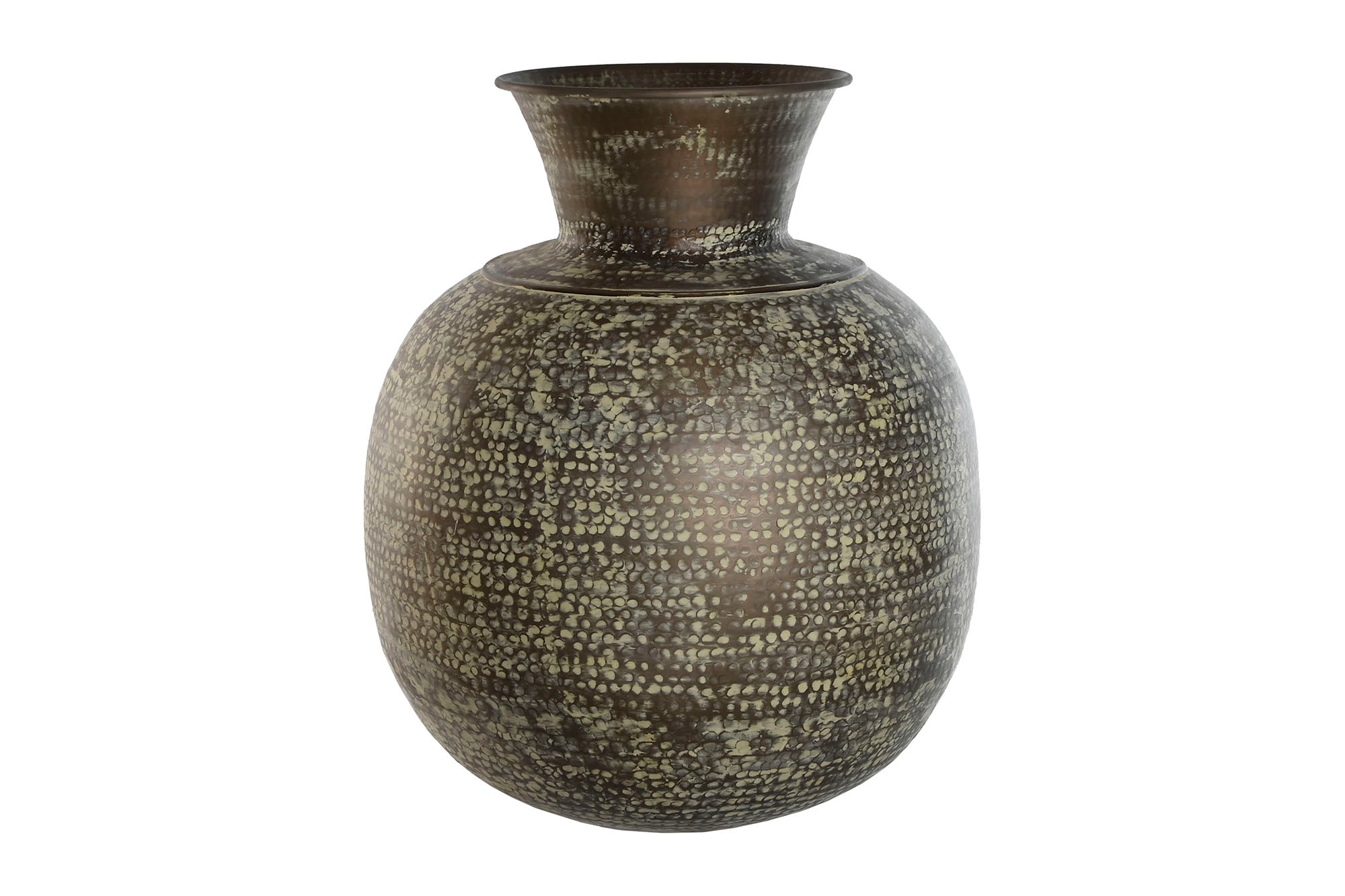 TINAJA ALUMINIO 60X60X74 PATINADO VERDE - Imagen 2