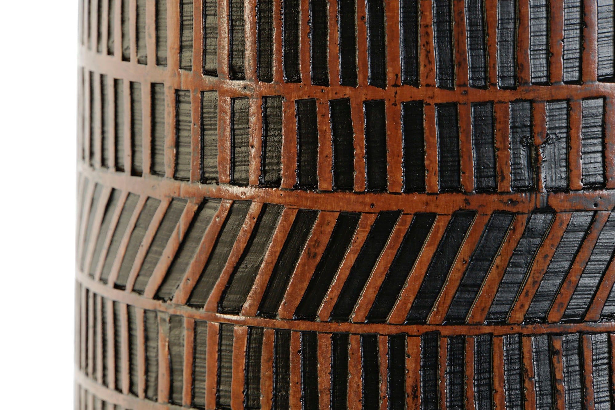 JARRON RESINA 20X20X48 MARRON - Imagen 3