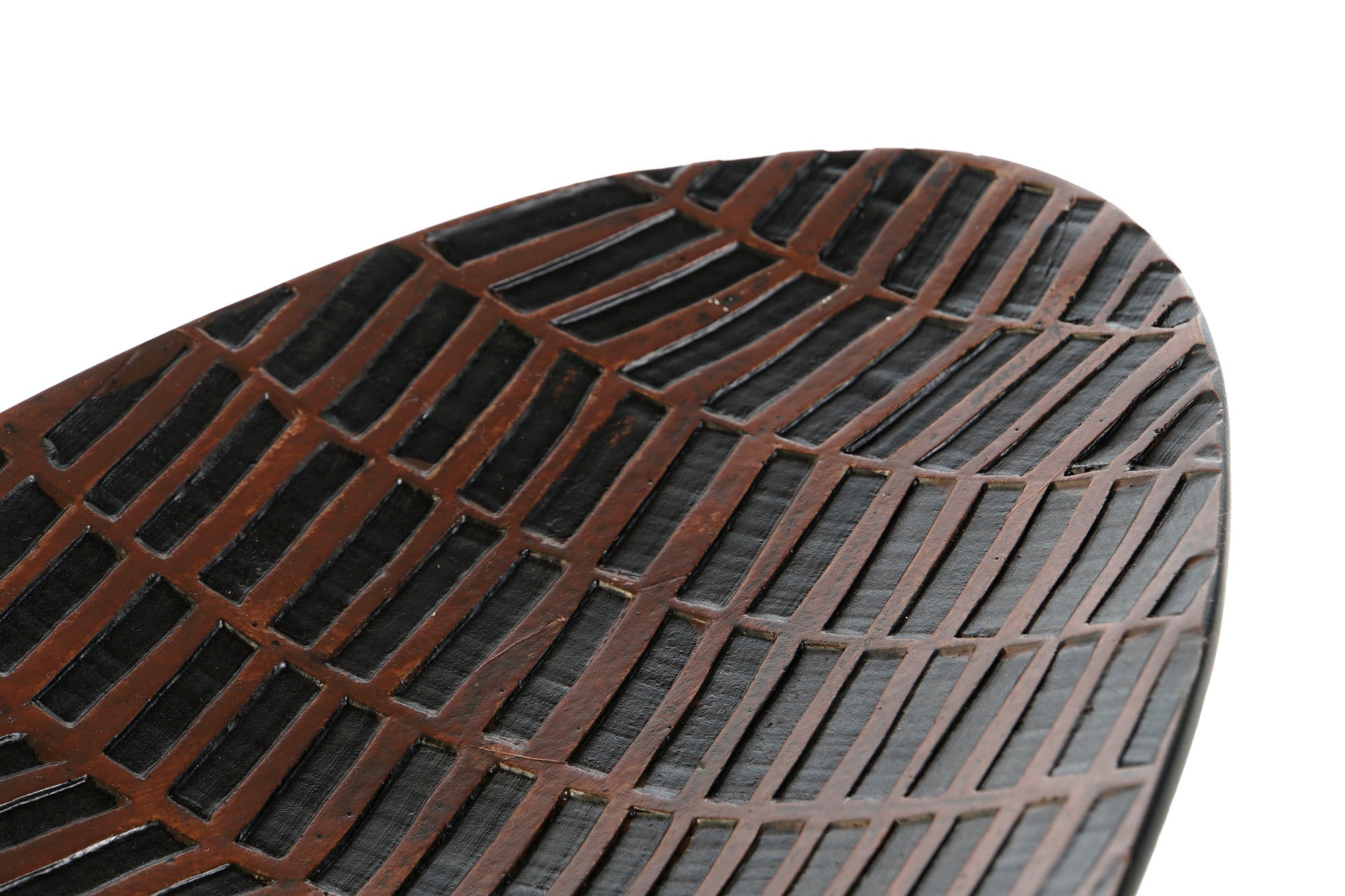 CENTRO MESA RESINA 48X16X5 MARRON - Imagen 2