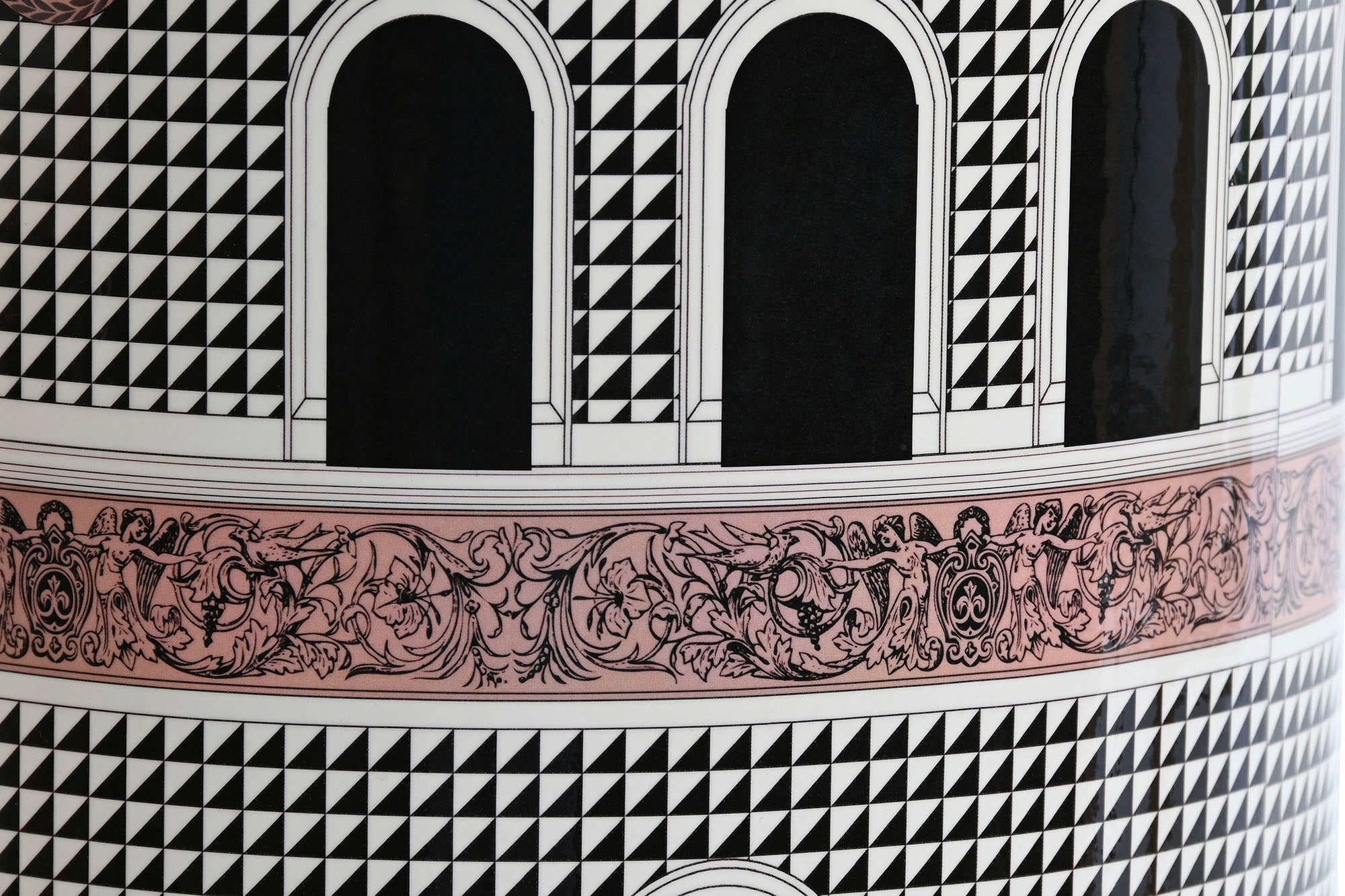 LAMPARA SOBREMESA PORCELANA 40X40X67,5 PUERTAS - Imagen 4