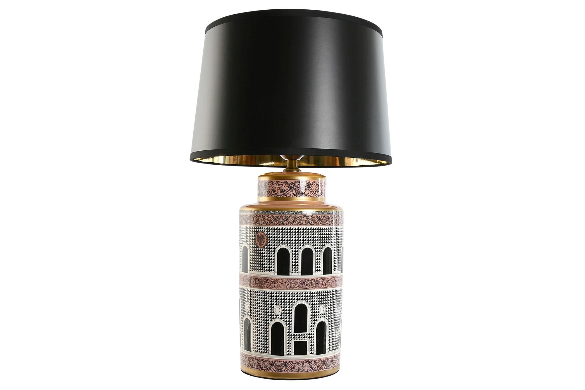 LAMPARA SOBREMESA PORCELANA 40X40X67,5 PUERTAS - Imagen 5