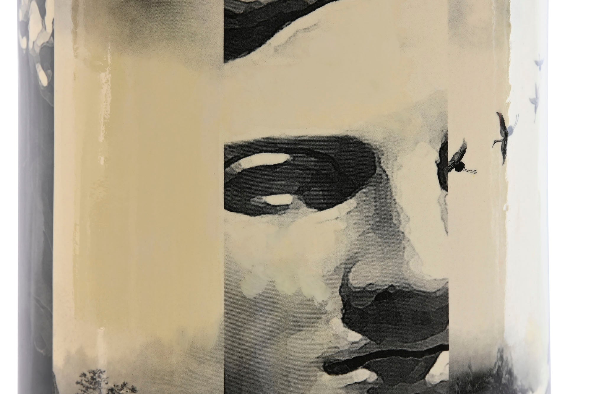 JARRON PORCELANA 14X14X24,5 AMARILLO - Imagen 3