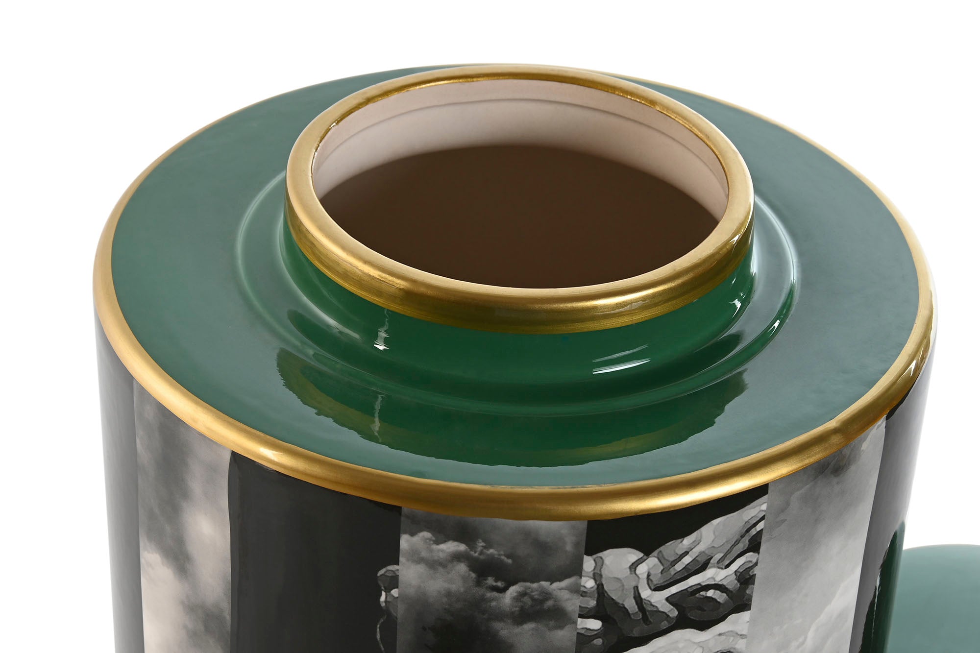 TIBOR PORCELANA 20,5X20,5X27 VERDE - Imagen 3