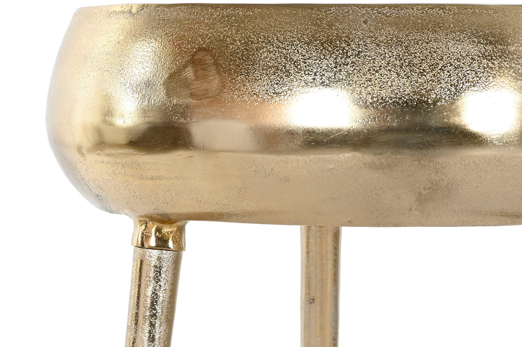 MACETERO ALUMINIO 35,5X35,5X77 DORADO - Imagen 3