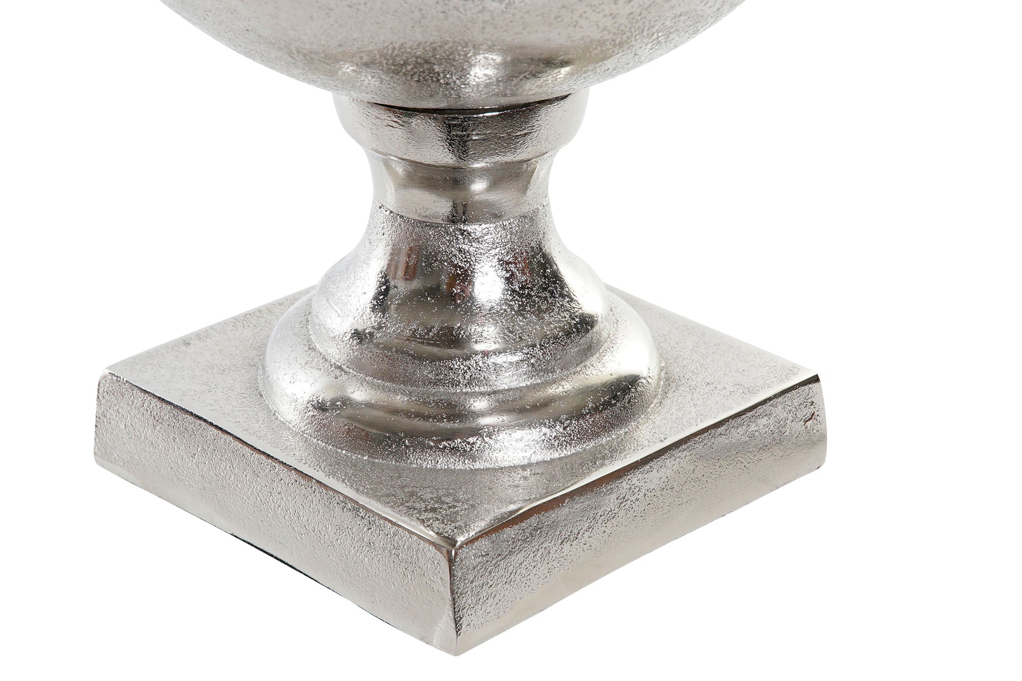 JARRON ALUMINIO 24X24X49 COPA PLATEADO - Imagen 3