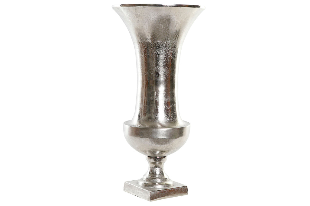 JARRON ALUMINIO 24X24X49 COPA PLATEADO - Imagen 1