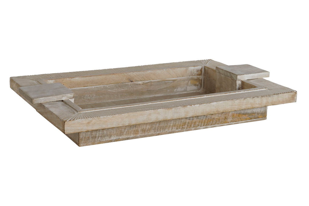 BANDEJA MANGO 48X30,5X7,5 DECAPE BLANCO - Imagen 1