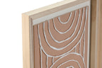 CUADRO MDF YESO 25X2,2X25 3D 3 SURT. - Imagen 2