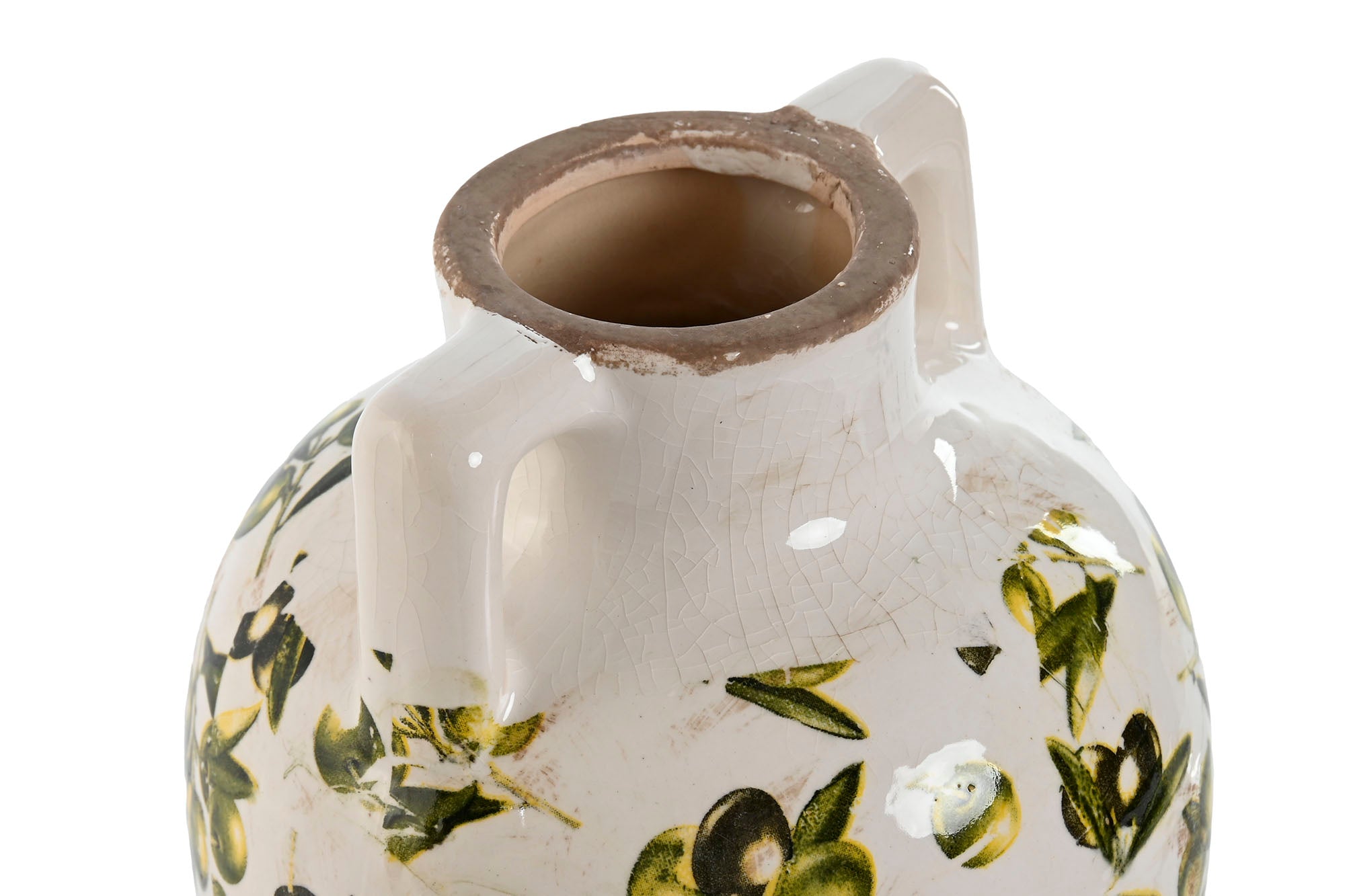 JARRON GRES 17X17X22 OLIVAS VERDE - Imagen 2