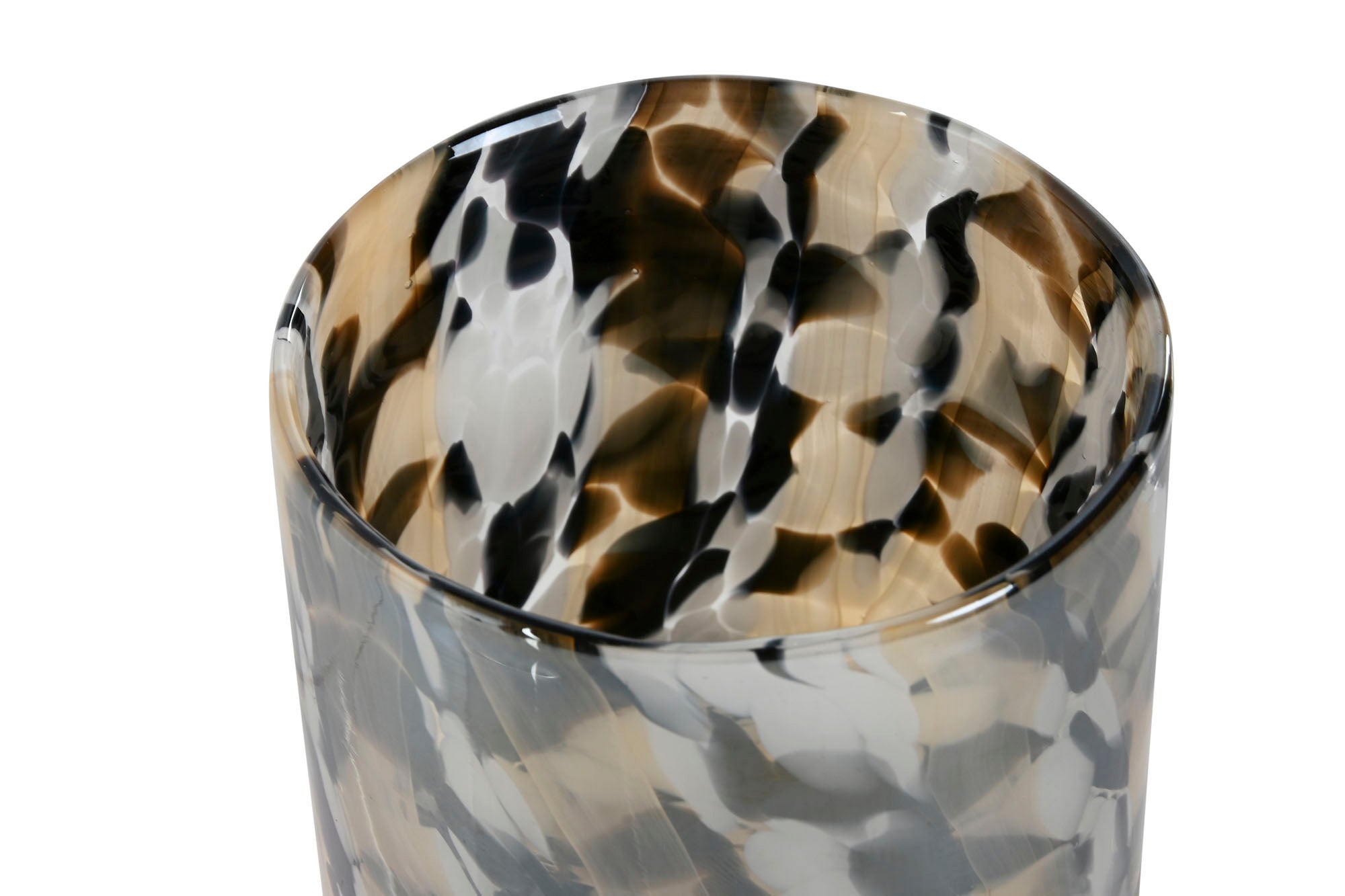 PORTAVELA CRISTAL 12X12X11,5 NEGRO - Imagen 2