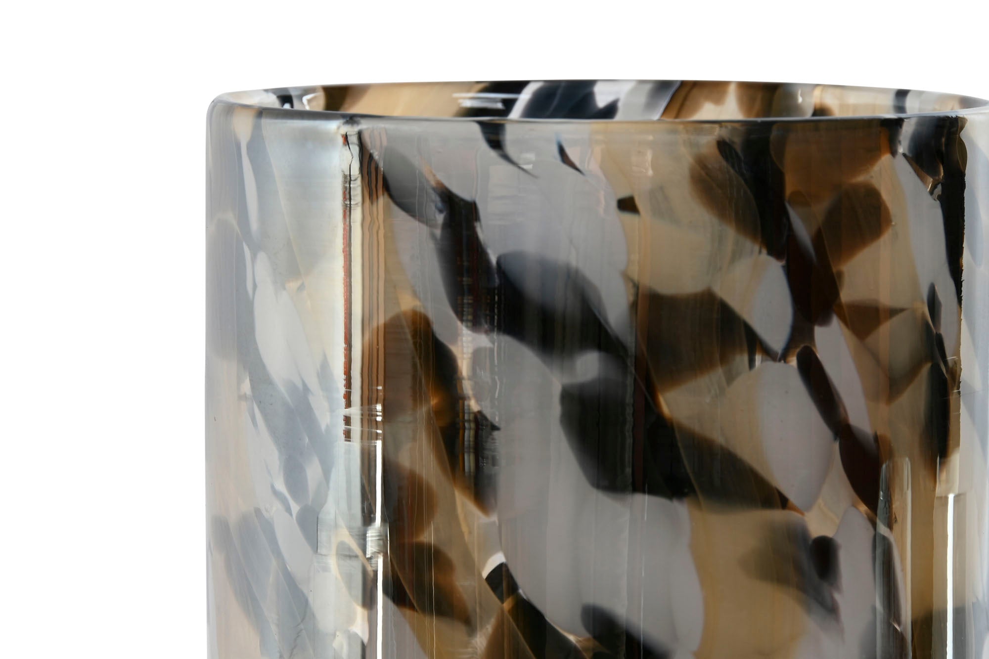 PORTAVELA CRISTAL 12X12X11,5 NEGRO - Imagen 3