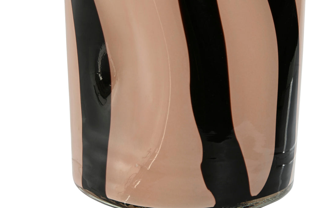 JARRON CRISTAL 15X15X29,2 CREMA - Imagen 3