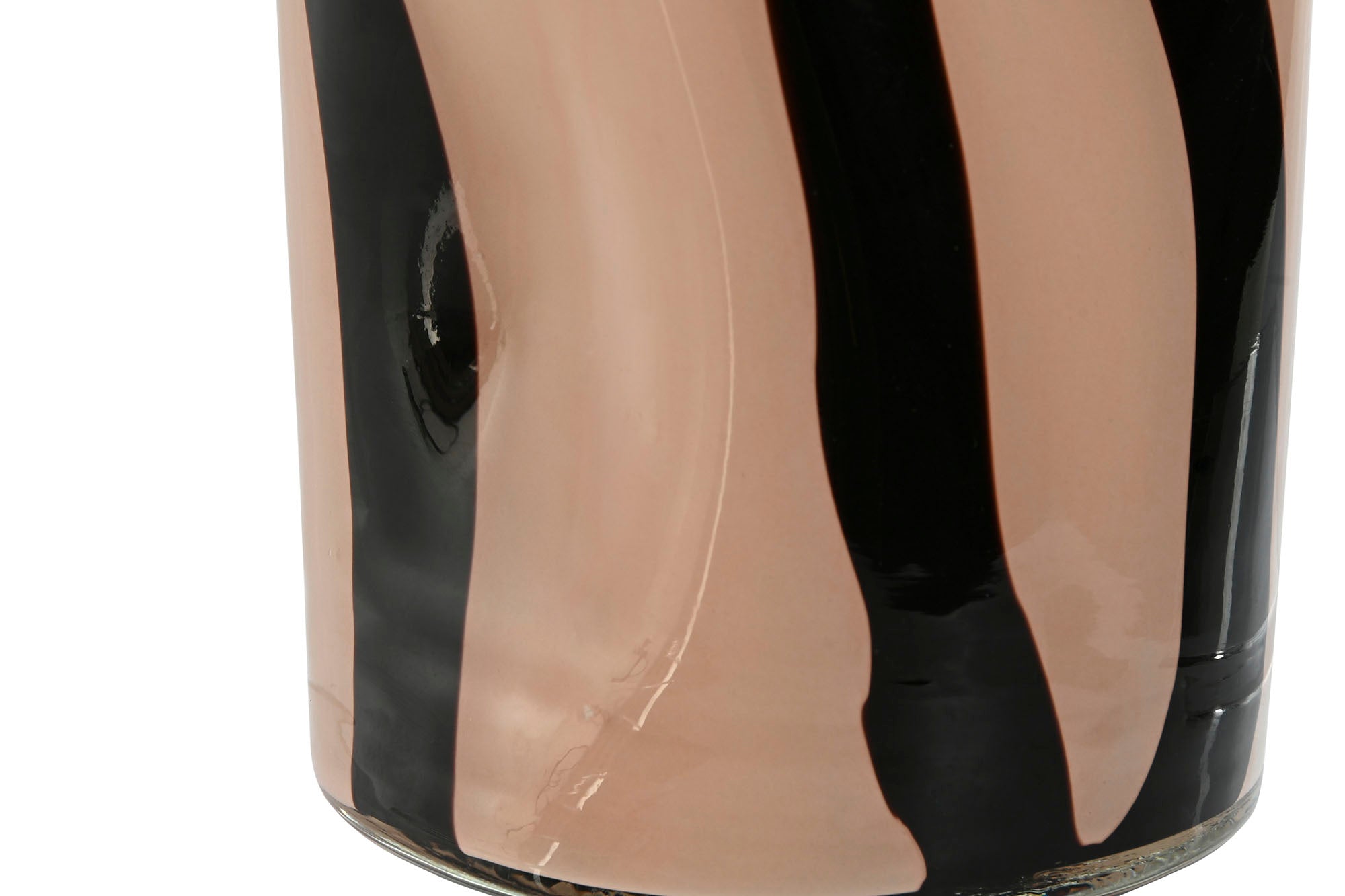 JARRON CRISTAL 15X15X29,2 CREMA - Imagen 3