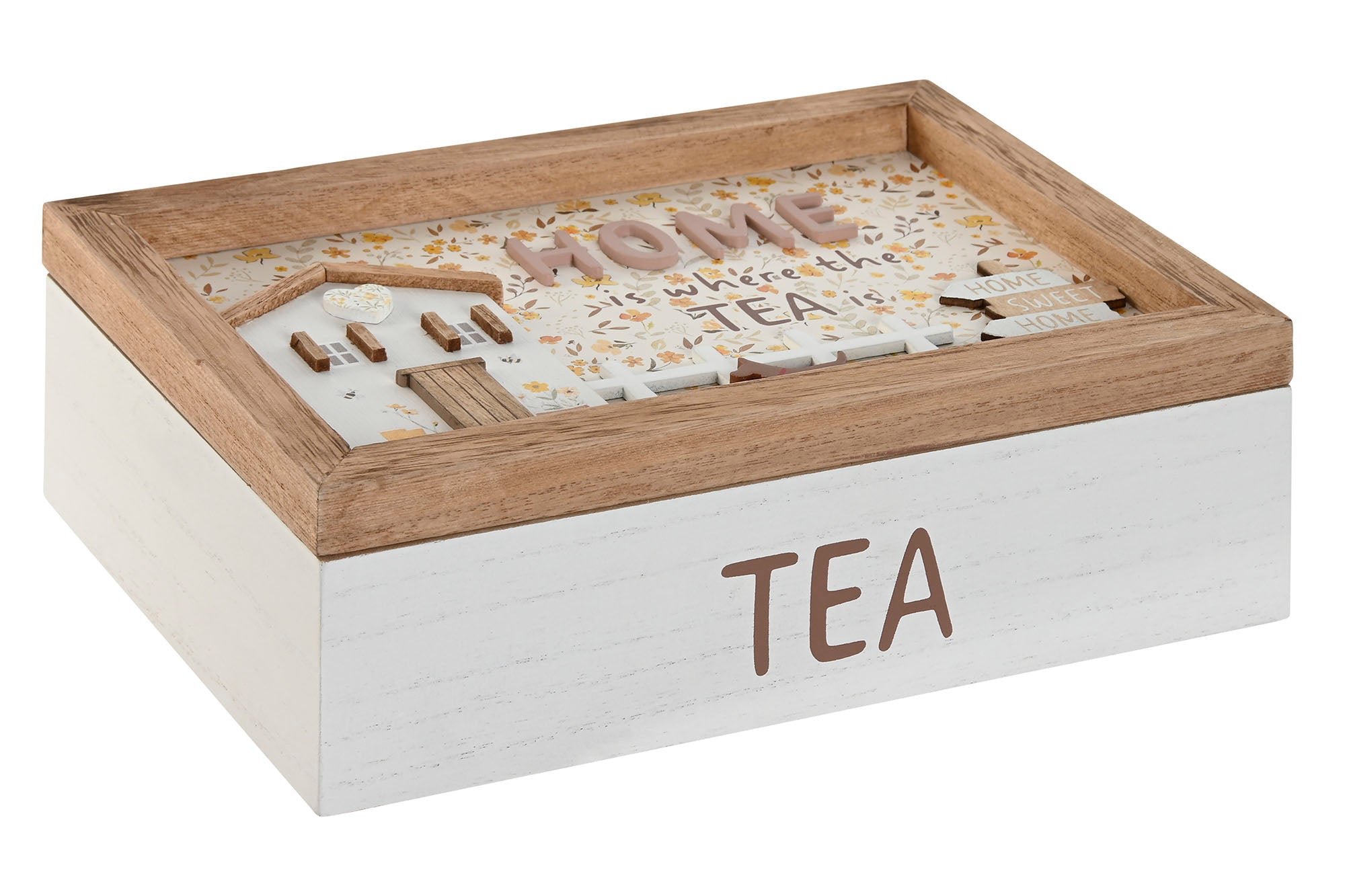 CAJA INFUSIONES MDF 24X16X7,5 MULTICOLOR - Imagen 1