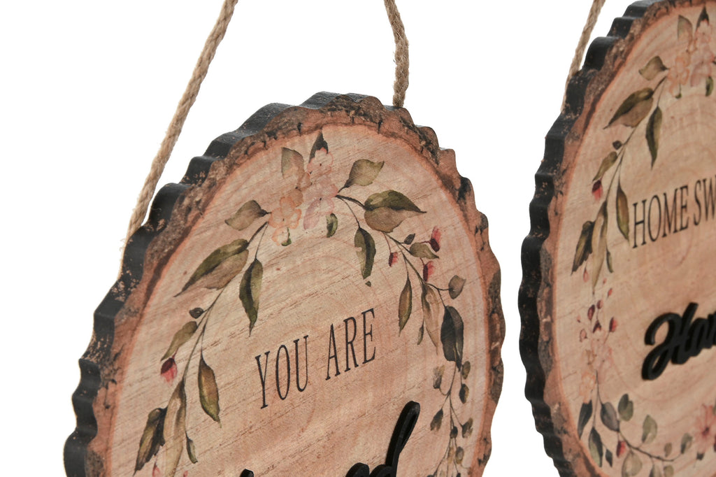 DECORACION COLGANTE MDF 20X1X27 TRONCO 2 SURT. - Imagen 2