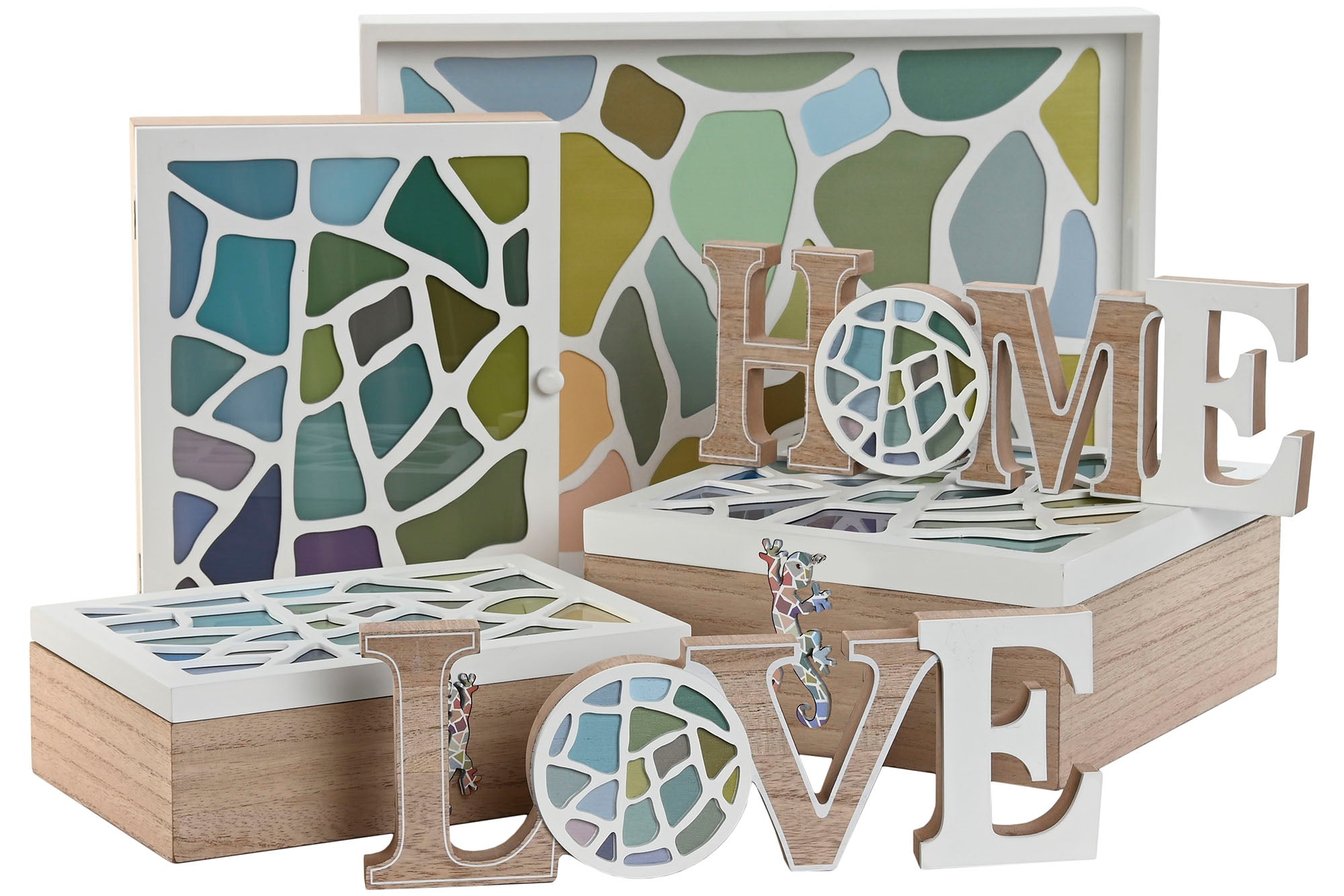 GUARDALLAVES MDF 20X5,5X26 BLANCO - Imagen 3