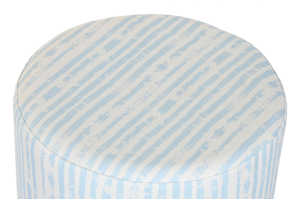 REPOSAPIES POLIESTER METAL 34X34X40 RAYAS AZUL - Imagen 2