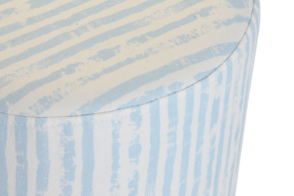 REPOSAPIES POLIESTER METAL 34X34X40 RAYAS AZUL - Imagen 4